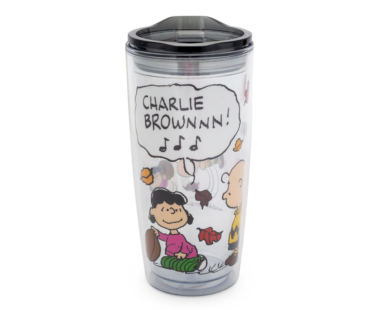 Peanuts Charlie Brown Travel Tumbler with Slide Close Lid | Holds 20 Ounces